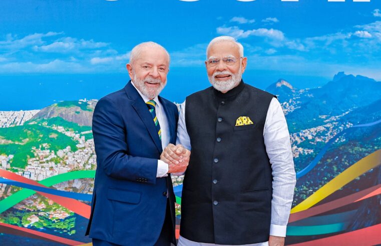 Após Cúpula do Brics, Lula recebe primeiro-ministro da Índia no Alvorada