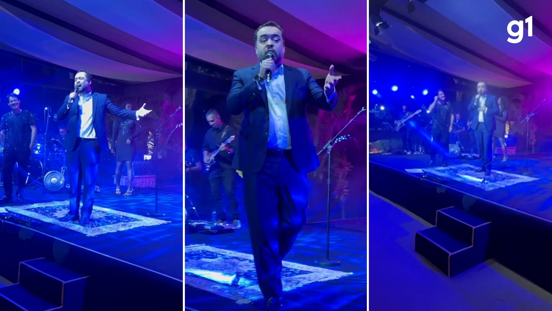 VÍDEO: Cláudio Castro canta ‘Evidências’ em jantar com Alexandre de Moraes