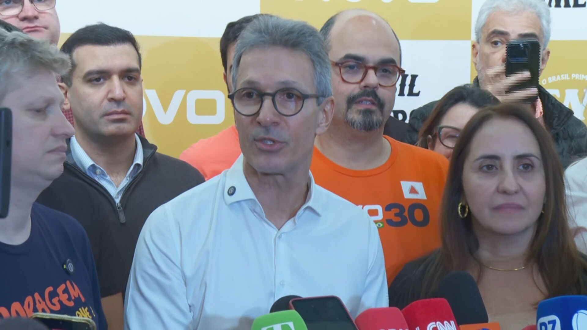 Romeu Zema se lança pré-candidato à Presidência pelo Partido Novo em SP