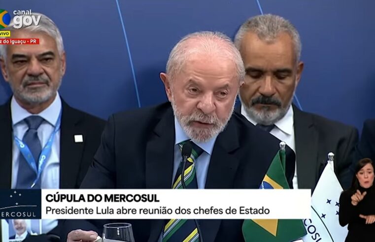 Cúpula do Mercosul em Foz do Iguaçu: Lula discursa agora