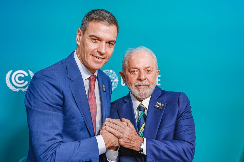 Lula conversa por telefone com o presidente da Espanha e agradece apoio a acordo Mercosul-União Europeia