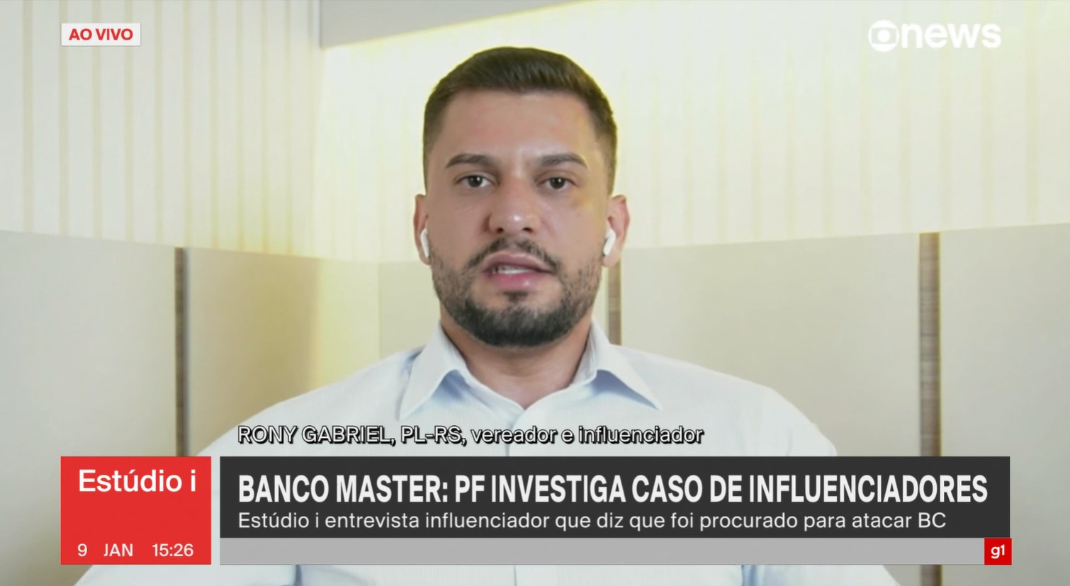 Influencers do Master: vereador que revelou plano para atacar o BC nas redes vai depor à PF no dia 12