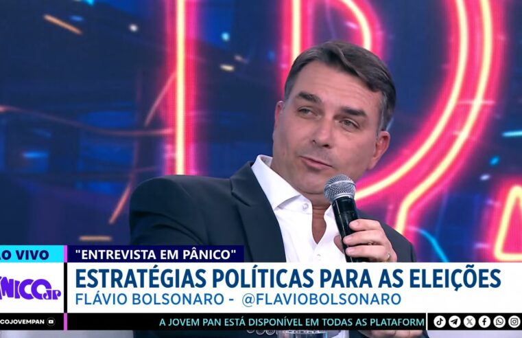 Flávio Bolsonaro afirma que Michelle e Carlos são pré-candidatos ao Senado e Jair Renan, à Câmara
