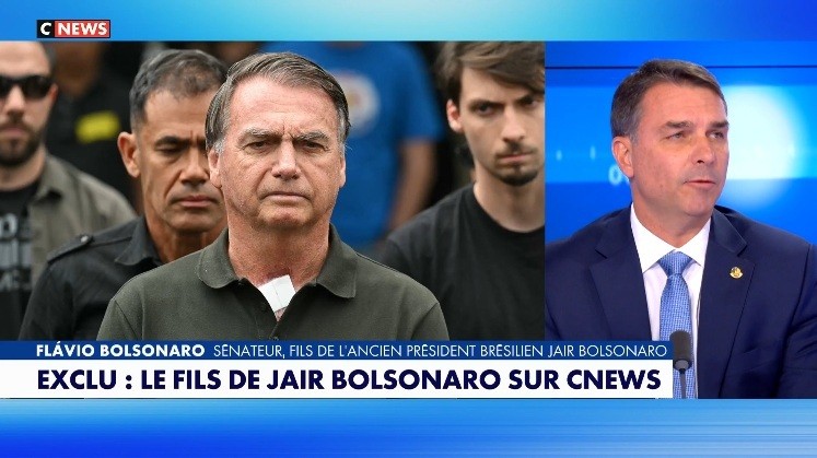 Governo Macron é de ‘extrema incompetência’, diz Flávio Bolsonaro em viagem na França
